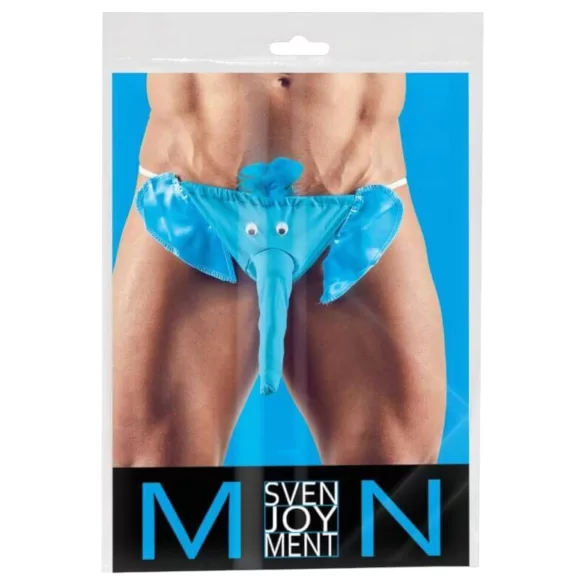 Elefánt - tanga uomo - divertente elefante - blu - taglia S-L
