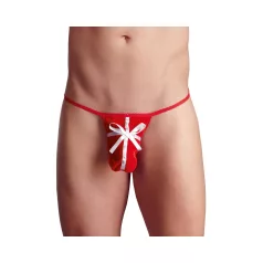 Ajándék - tanga uomo natalizio - rosso (S-L)