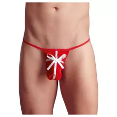 Perizoma rosso natalizio da uomo in regalo (S-L)