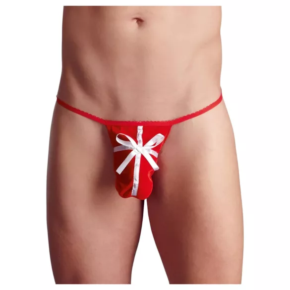 Perizoma rosso natalizio da uomo in regalo (S-L)
