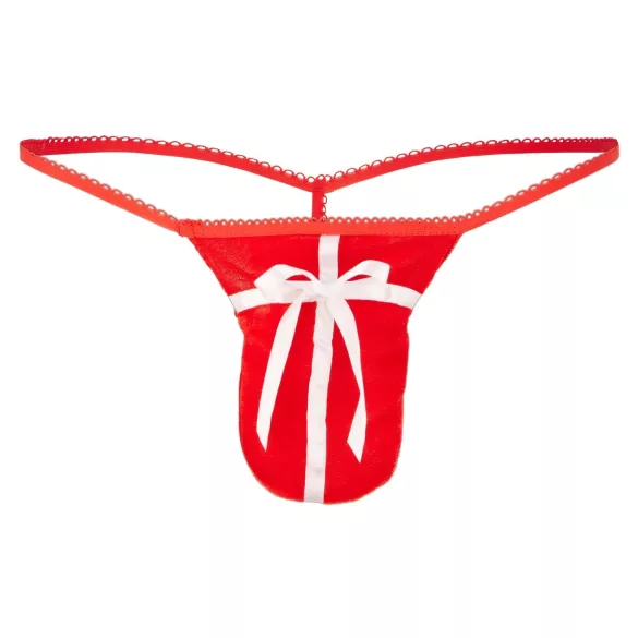 Perizoma rosso natalizio da uomo in regalo (S-L)