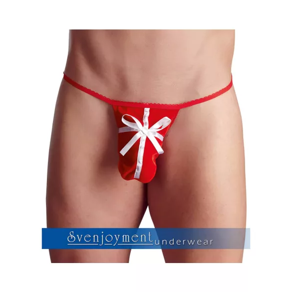 Perizoma rosso natalizio da uomo in regalo (S-L)