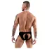 Svenjoyment - tanga da cameriere uomo - set costume nero bianco