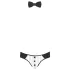 Svenjoyment - tanga da cameriere uomo - set costume nero bianco