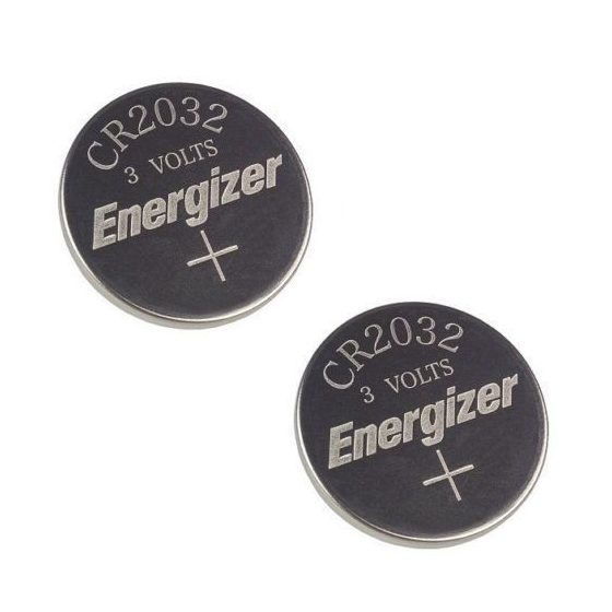 Pila a bottone al litio di lunga durata Energizer CR2032 (confezione da 2)
