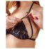 Cottelli - Set in pizzo aperto (nero)