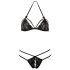 Cottelli - Set in pizzo aperto (nero) - M