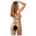 Cottelli - Set in pizzo aperto (nero) - L