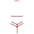 Cottelli - Set di reggiseno in pizzo aperto (rosso) - L