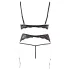 Abierta Fina - set lingerie in pizzo con perle - M