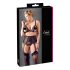 Cottelli Taglie Forti - Completo Intimo in Pizzo Nero - XXXL