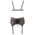 Cottelli Taglie Forti - Completo Intimo in Pizzo Nero - XXXXL