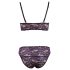 Cottelli - Set reggiseno in pizzo floreale (viola)