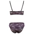 Cottelli - Set reggiseno in pizzo floreale - viola - L
