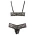 Cottelli Taglie Comode - completo reggiseno in pizzo (nero) - XXXL