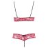 Cottelli - Sensuale completo reggiseno in pizzo (rosso)