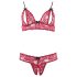 Cottelli - Sensuale completo reggiseno in pizzo (rosso) - L