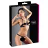 Cottelli - set reggiseno con anelli metallici - nero - 80B/M