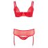 / Cottelli Taglie Forti - Duo Lingerie Versatile (Rosso)