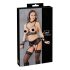 Cottelli Bondage - Set di lingerie in pizzo (5 pezzi) - M