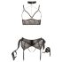 Cottelli Bondage - Set di lingerie in pizzo (5 pezzi) - M