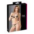 Cottelli - Set reggiseno ricamato scintillante (nero)