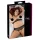 Cottelli Plus Size - set reggiseno perle - nero - 3XL