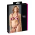 Cottelli - reggiseno aperto con anelli metallici - set rosso