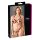 Cottelli - set reggiseno aperto con anelli in metallo (rosso) - M/L