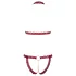 Cottelli - reggiseno aperto con anelli metallici - set rosso - M/L