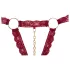 Cottelli - reggiseno aperto con anelli metallici - set rosso - M/L
