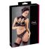 Cottelli - Set reggiseno in pizzo con colletto (nero)