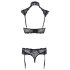 Cottelli - Set reggiseno in pizzo con colletto (nero)