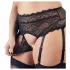 Cottelli Plus Size - set lingerie con strass e pizzo - nero