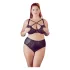 Cottelli Taglie Forti - Reggiseno e Slip con Fasce Incrociate (Nero)