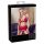 Abierta Fina - Set intimo rosso con catene scintillanti - M