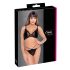 Cottelli - set trasparente in pizzo (nero) - M