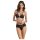 Set Bikini in Pizzo Eco Kerria - Nero 