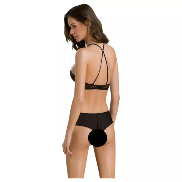 Passion Eco Kerria - set bikini in pizzo (nero)