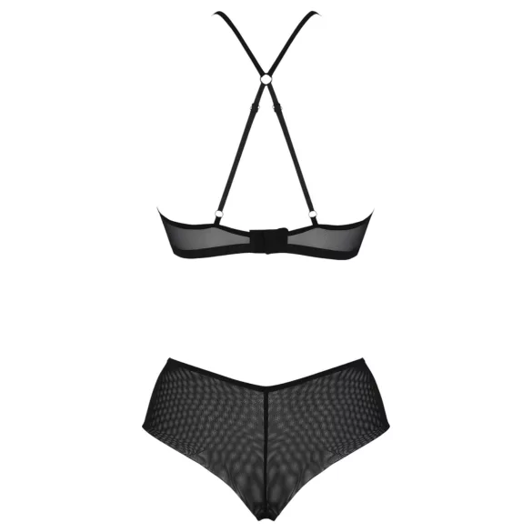 Passion Eco Kerria - set bikini in pizzo (nero)