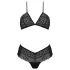 Passion Eco Kerria - set bikini in pizzo (nero) - L/XL
