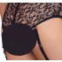 Cottelli Bondage Taglie Forti - set reggiseno pizzo (nero) - 3XL