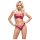 Completo reggiseno lucido rosso Cottelli Party - 80B/M