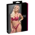 Cottelli Party - set reggiseno effetto lucido - rosso - 80B/M