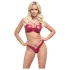 Cottelli Party - set reggiseno effetto lucido - rosso - 85B/L