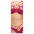 Cottelli Party - set reggiseno effetto lucido - rosso - 85B/L