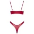 Cottelli Party - set reggiseno effetto lucido - rosso - 85B/L