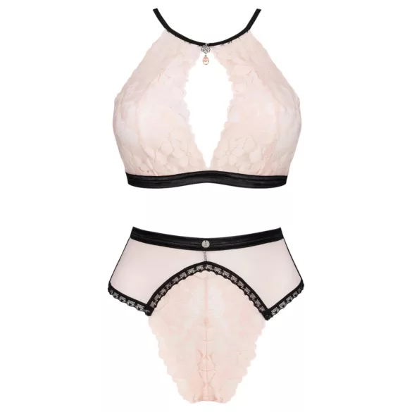 Obsessive - completo intimo donna - reggiseno e slip - rosa - L/XL