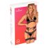 / Obsessive Alessya - set di lingerie in pizzo (nero)