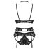 / Obsessive Alessya - set di lingerie in pizzo (nero)